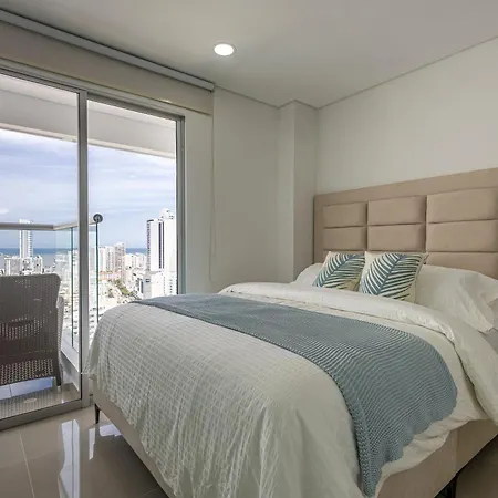 Bocagrande Duplex Beach - Con Vista Panoramica Apartment *