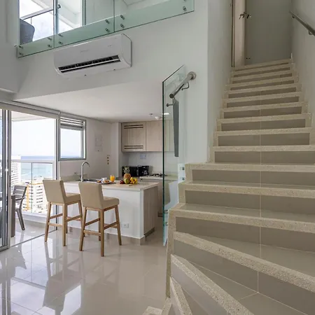 Bocagrande Duplex Beach - Con Vista Panoramica
