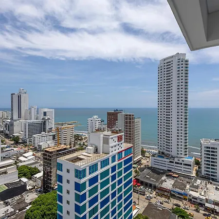 Bocagrande Duplex Beach - Con Vista Panoramica Apartment Cartagena