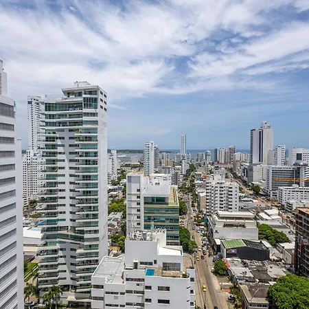 Bocagrande Duplex Beach - Con Vista Panoramica *
