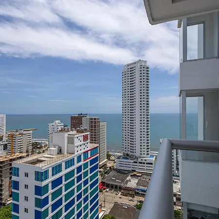 Bocagrande Duplex Beach - Con Vista Panoramica Cartagena