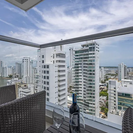 Bocagrande Duplex Beach - Con Vista Panoramica *